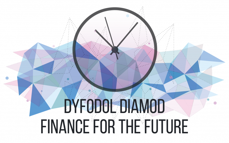 clock with the words Finance for the Future