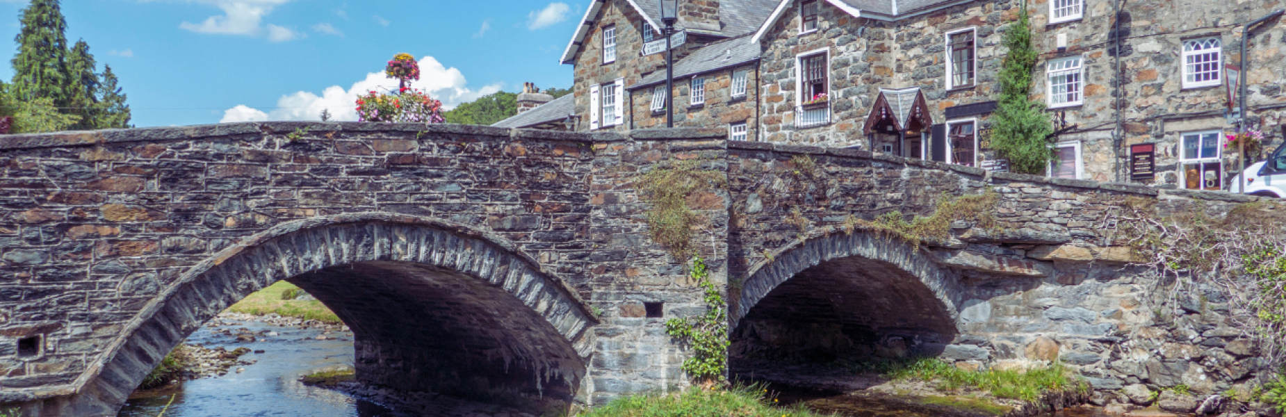 Bridge at Beddgelert, Gwynedd, North Wales