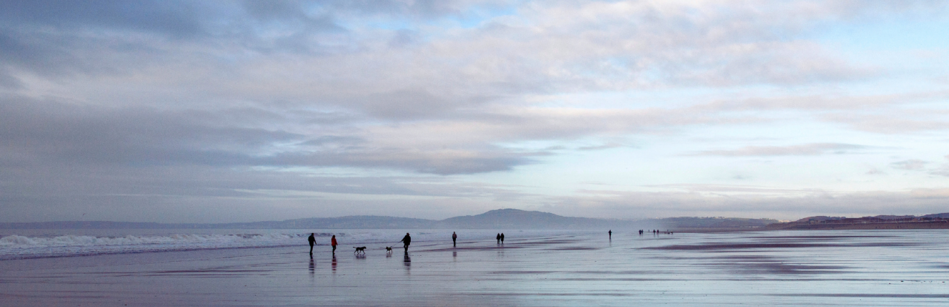 A view of Aberavon Beach in Neath Port Talbot