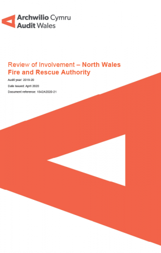 North Wales Fire and Rescue Authority – Review of Involvement report cover