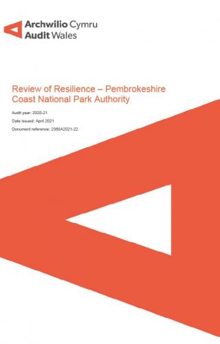Front cover image of Pembrokeshire Coast National Park Authority: Resilience Review