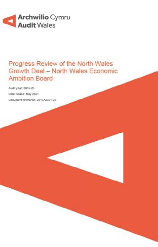 Front cover image of North Wales Economic Ambition Board: review of the North Wales Growth Deal
