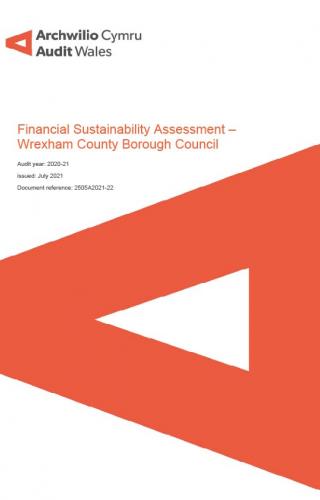 Front cover image of Wrexham County Borough Council – Financial Sustainability Assessment 
